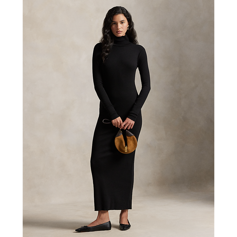 PRL Ribbed Turtleneck Dress/ Haljina 211978153001