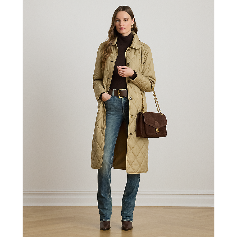 LRL Logo Quilted Down Long Coat/Jakna 297980103002