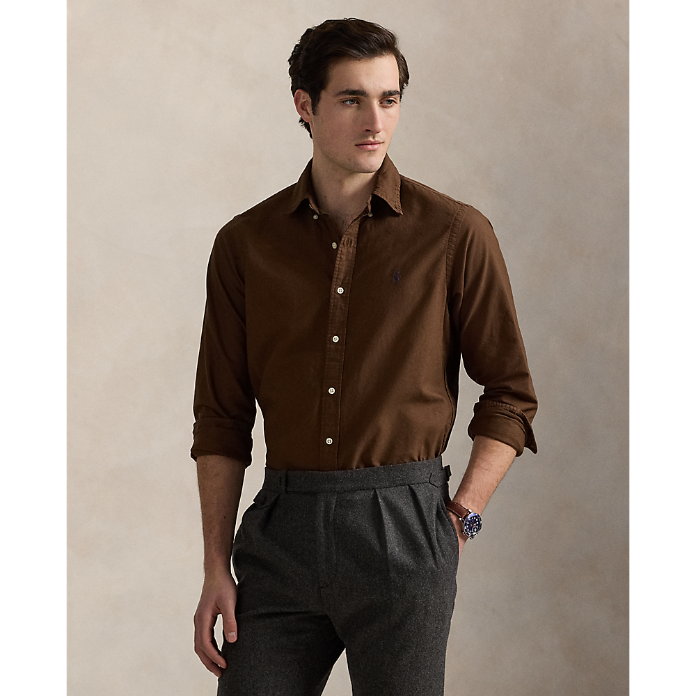 PRL Custom Fit Garment-Dyed Oxford Shirt/Košulja 710805564065