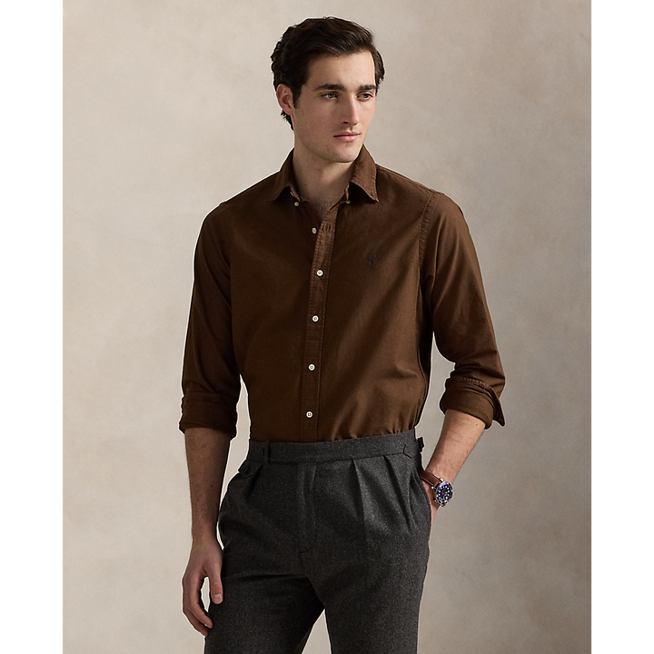PRL Custom Fit Garment-Dyed Oxford Shirt/Košulja 710805564065