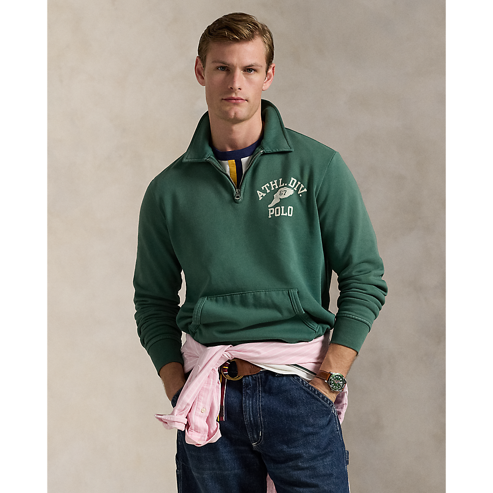 PRL Fleece Graphic Collared Sweatshirt/Duks 710972670001