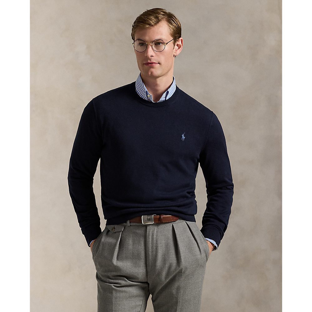 PRL Cotton-Cashmere Crewneck Jumper/Pulover 710973589004