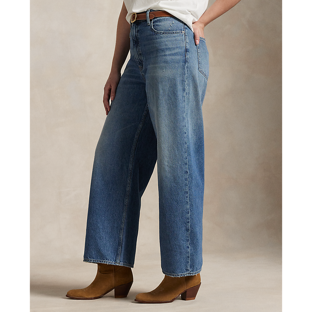 PRL High-Rise Wide-Leg Crop Jean/Traperice 211969377001