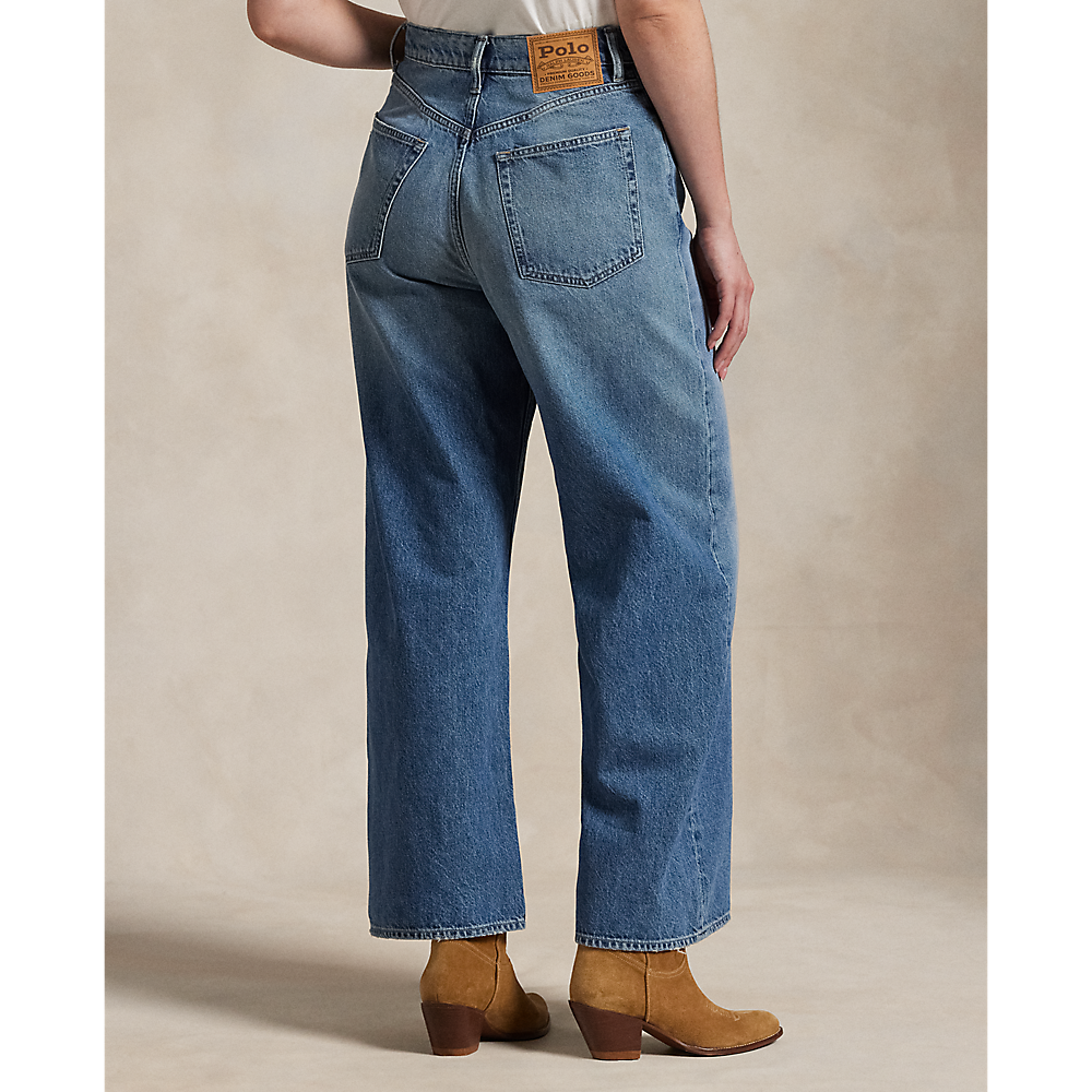 PRL High-Rise Wide-Leg Crop Jean/Traperice 211969377001