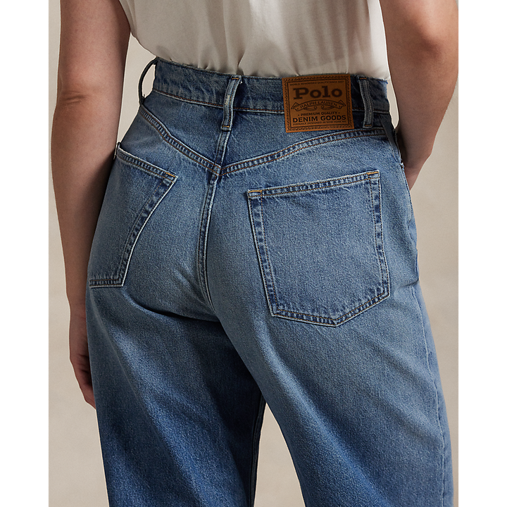 PRL High-Rise Wide-Leg Crop Jean/Traperice 211969377001