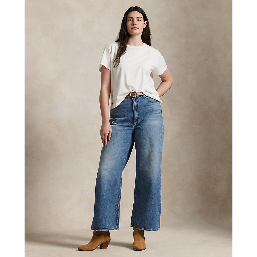 PRL High-Rise Wide-Leg Crop Jean/Traperice 211969377001