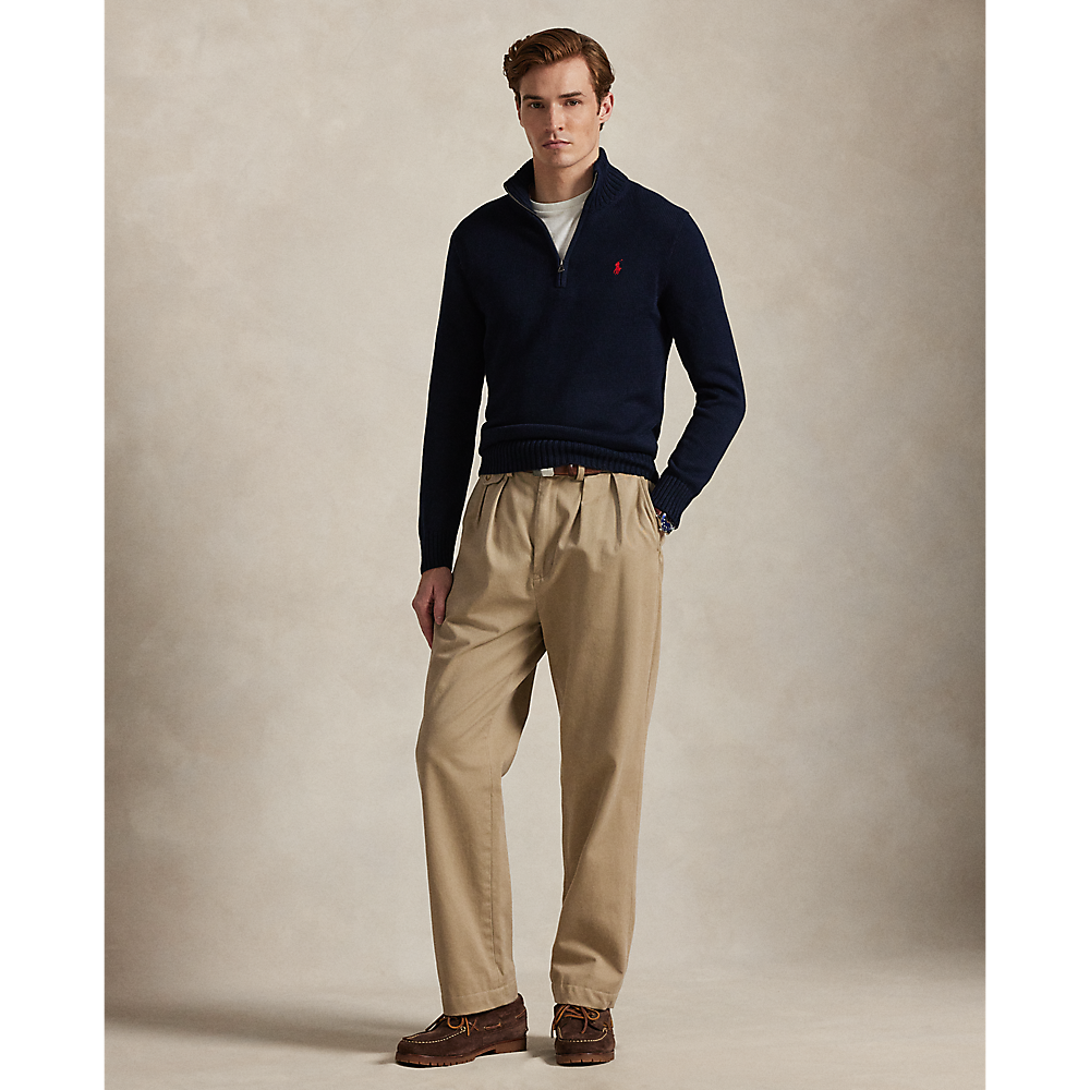 PRL Cotton Quarter-Zip Jumper/Pulover 710859939002