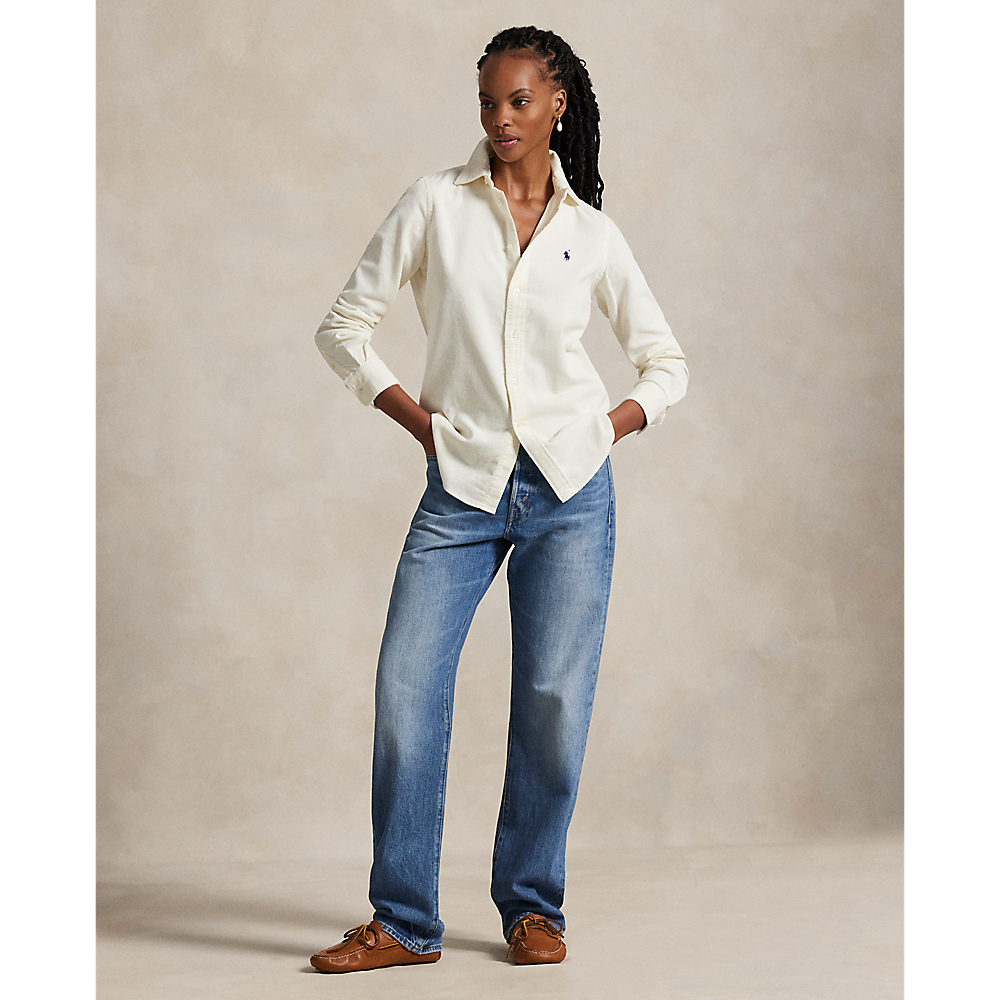 PRL Stretch Slim Fit Cotton Corduroy Shirt/Košulja 211971526005
