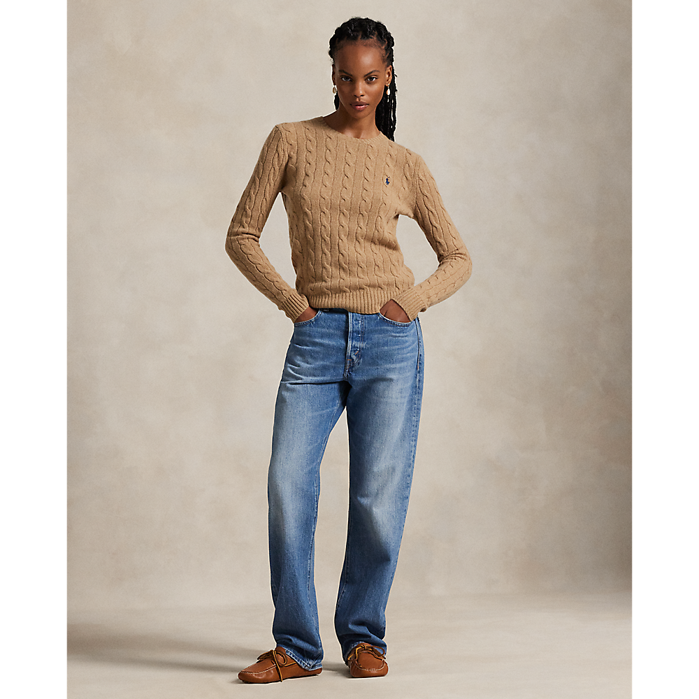 PRL Cable Wool-Cashmere Crewneck Jumper/Pulover 211971865002