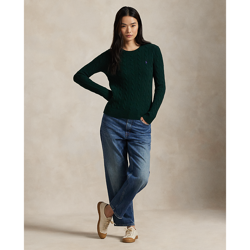 PRL Cable Wool-Cashmere Crewneck Jumper/Pulover 211971865009