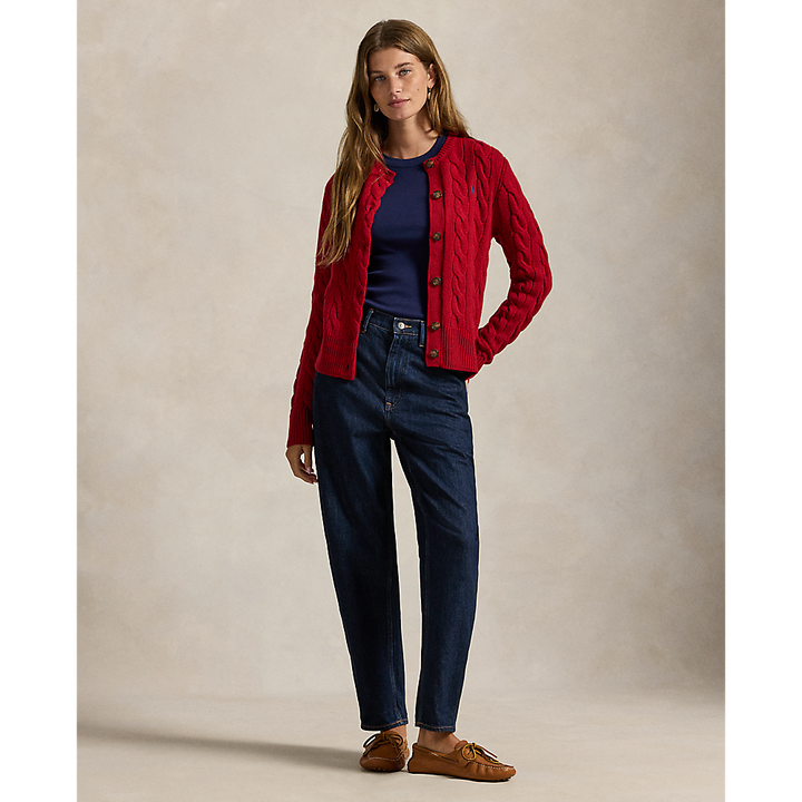 PRL Cable-Knit Wool-Cashmere Cardigan/Pulover 211972104013