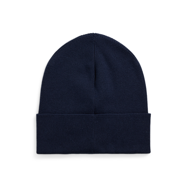 PRL Rib-Knit Cotton Beanie/Kapa 449959339002