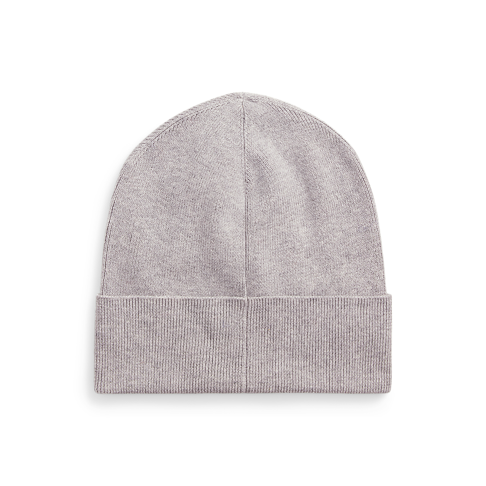 PRL Rib-Knit Cotton Beanie/Kapa 449959339003