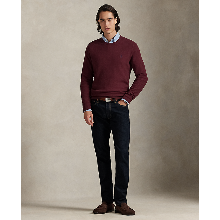 PRL Mesh-Knit Cotton Crewneck Jumper/Pulover 710918163520