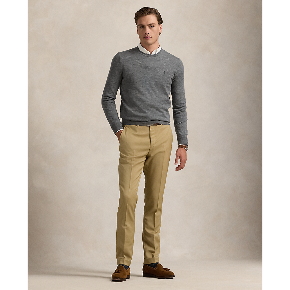 PRLSlim Fit Washable Wool Crewneck Jumper /Pulover 710946143002