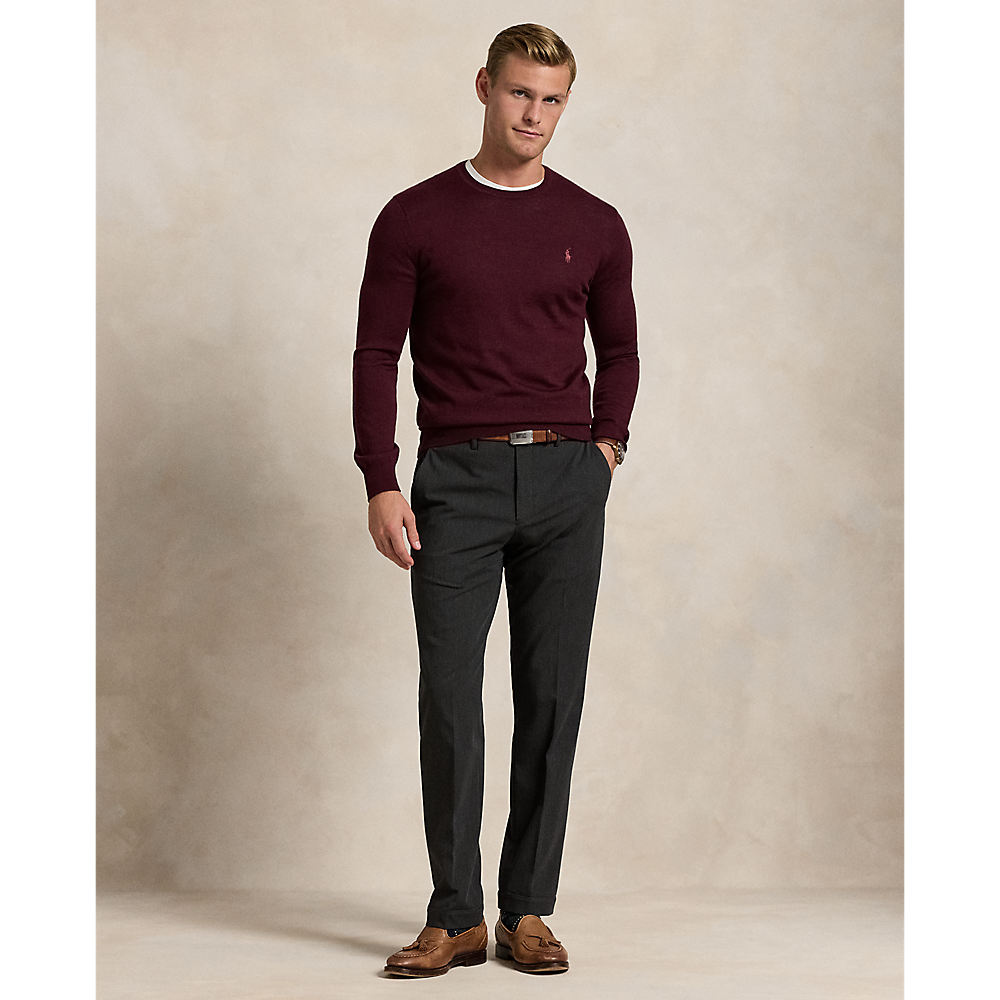 PRLSlim Fit Washable Wool Crewneck Jumper /Pulover 710946143005