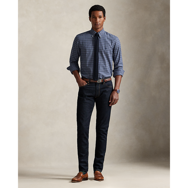 PRL Custom Fit Plaid Performance Twill Shirt/Košulja 710960607004