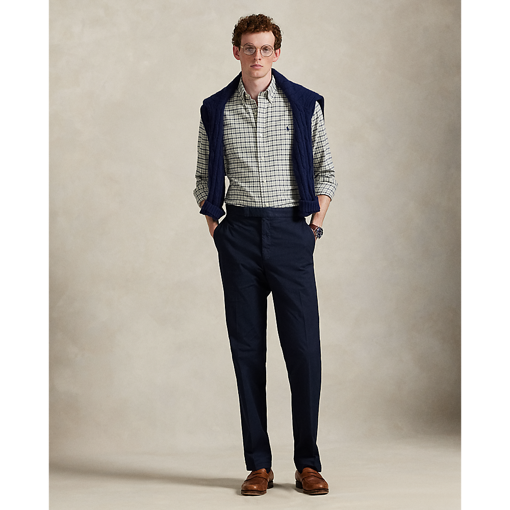 PRL Custom Fit Plaid Performance Twill Shirt/Košulja 710960607005