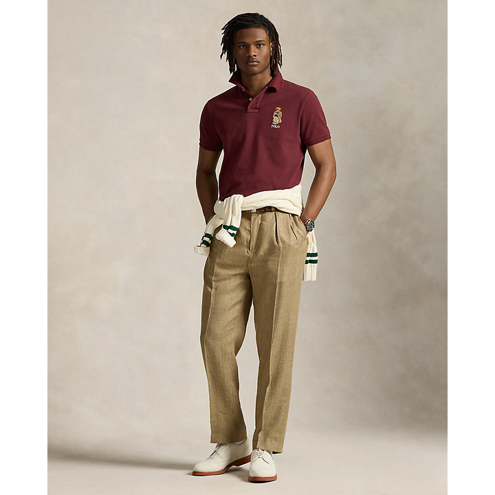 PRL Custom Slim Fit Bear Mesh Polo Shirt/Polo majica 710973159001