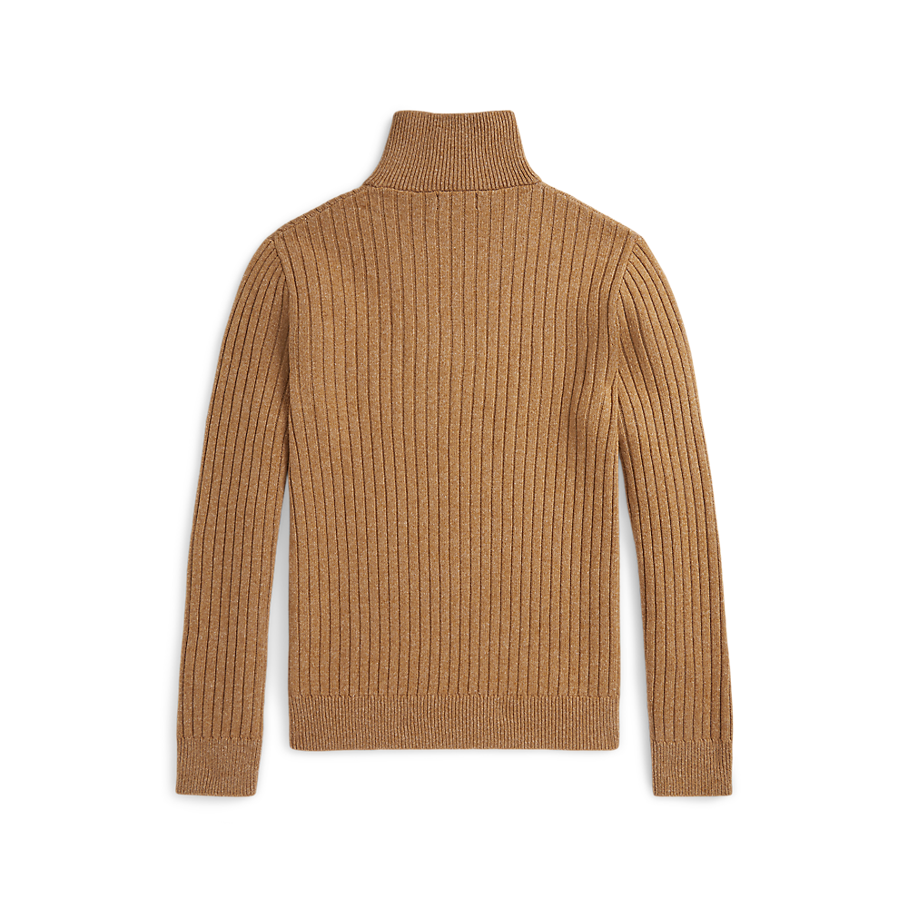 PRL  Rib-Knit Wool-Cotton Sweater/ Pulover 710974167002