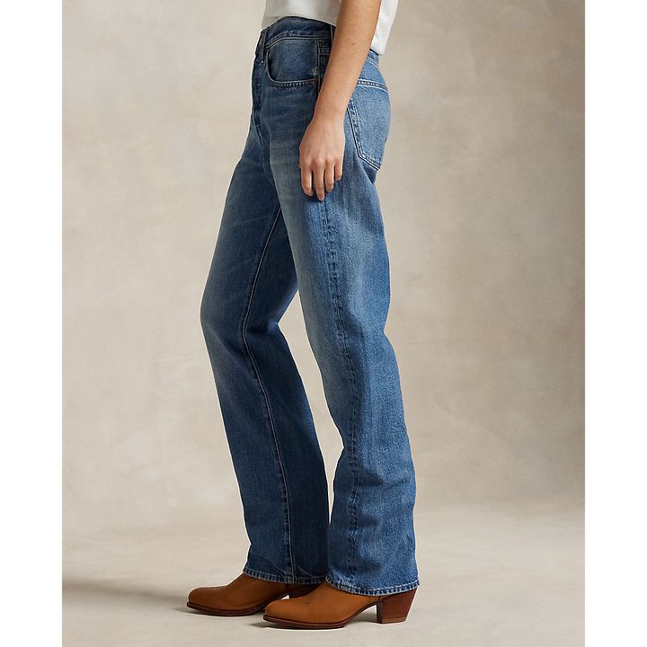 PRL High-Rise Relaxed Straight Jean/Traperice 211969410001