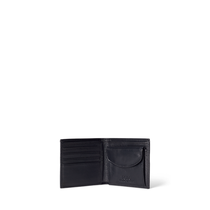 PRL Pebbled Leather Billfold Coin Wallet/Novčanik 405914235002