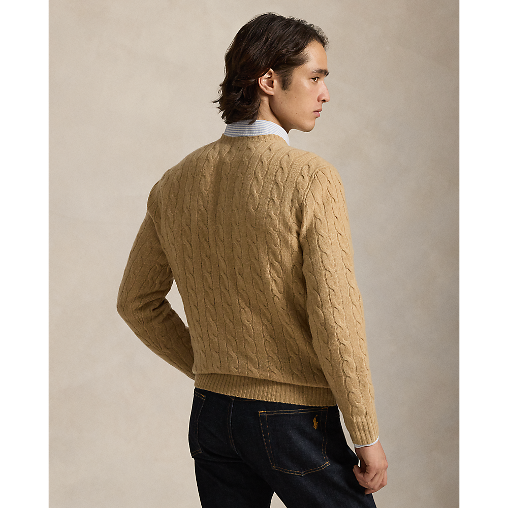 PRL Cable-Knit Wool-Cashmere Jumper/Pulover 710876762009