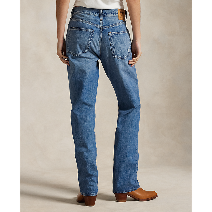PRL High-Rise Relaxed Straight Jean/Traperice 211969410001