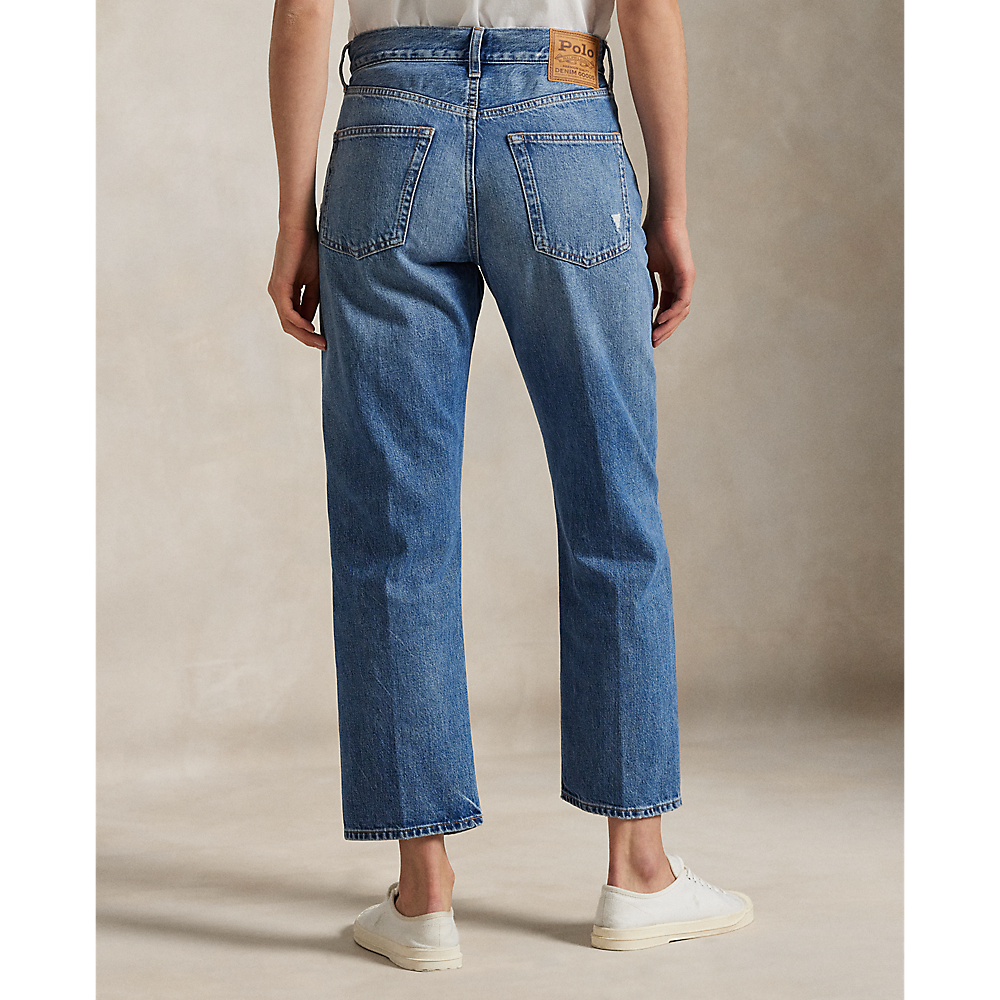 PRL High-Rise Relaxed Straight Crop Jean/ Traperice 211969411001