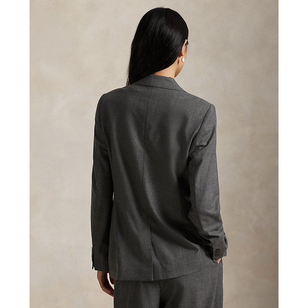 PRL Wool-Blend Flannel Blazer /Sako 211971389001
