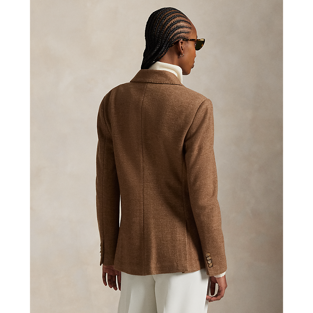 PRL Double-Breasted Herringbone Blazer/Sako 211973828001