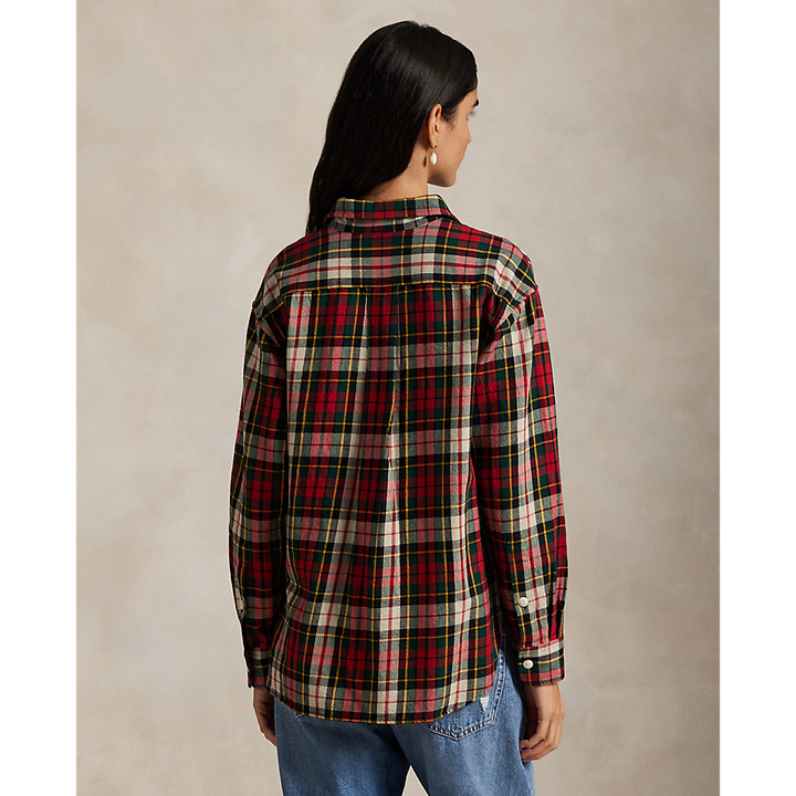 PRL  Relaxed Fit Plaid Cotton Twill Shirt/ Košulja211978159003