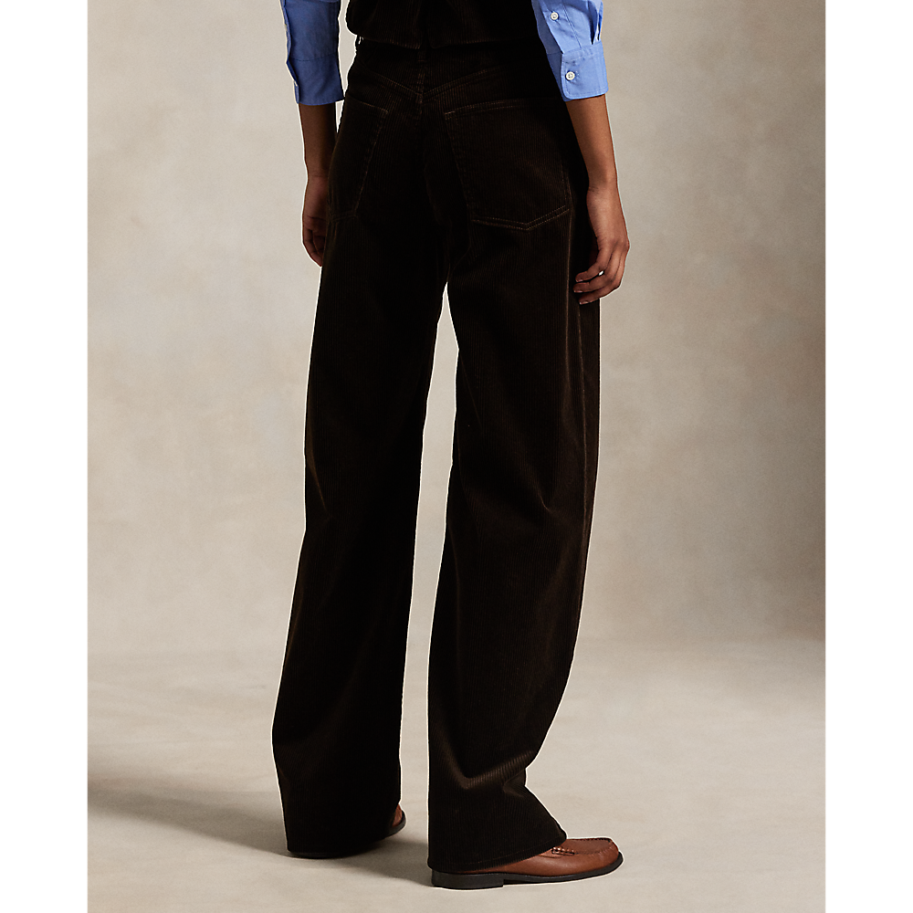 PRL Corduroy Wide-Leg Pant /Hlače 211A87463002