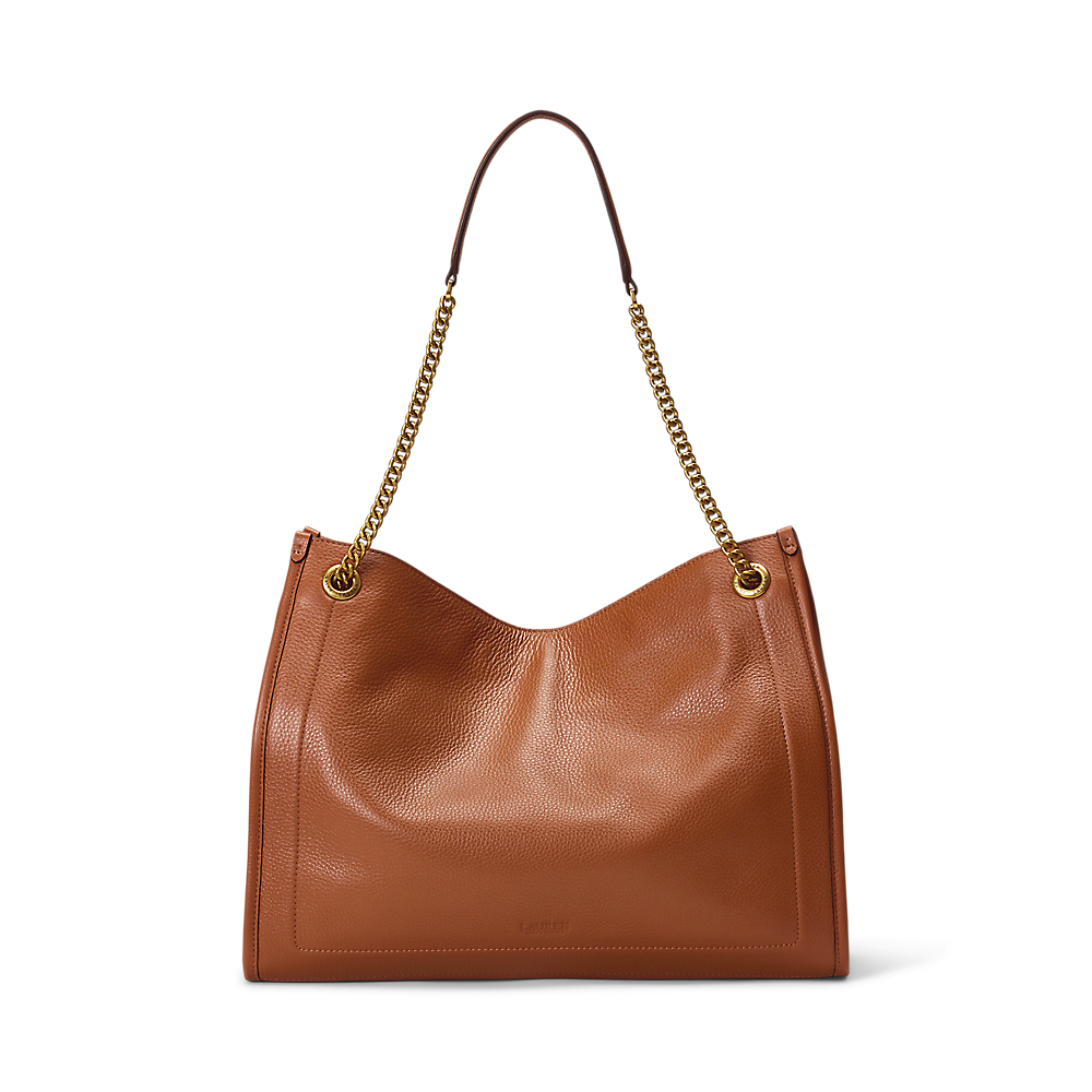 LRL Pebbled Leather Large Bradley Tote Bag/Torba 431969352001