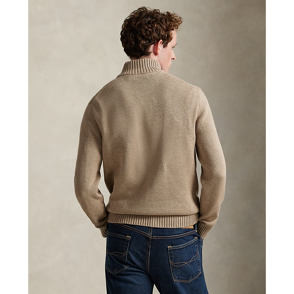 PRLCotton Quarter-Zip Jumper/Pulover 710859939510
