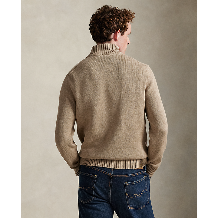 PRLCotton Quarter-Zip Jumper/Pulover 710859939510