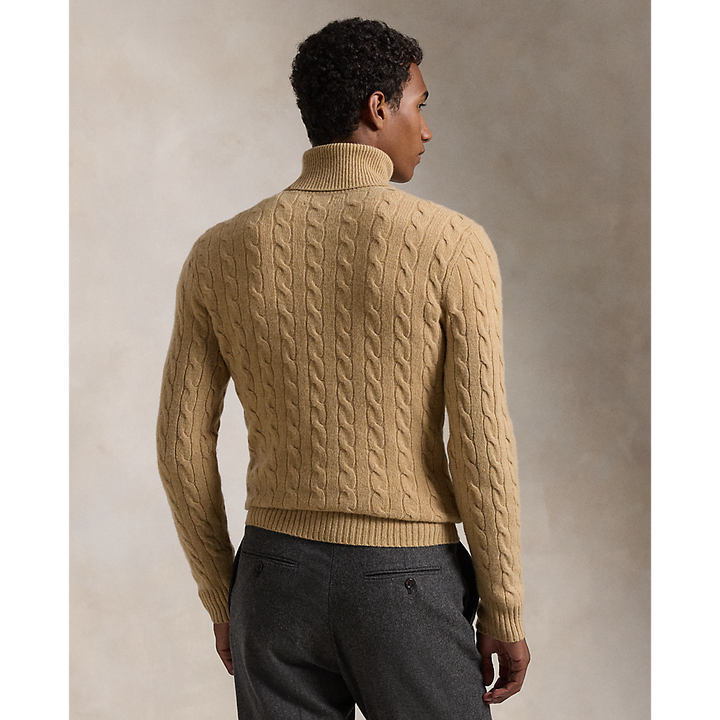 PRL Cable Wool-Cashmere Roll neck Jumper/Pulover 710876836006