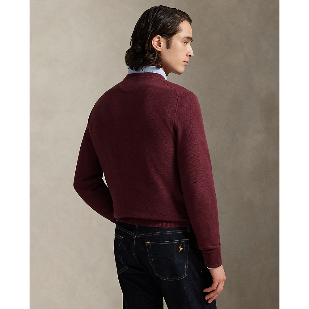 PRL Mesh-Knit Cotton Crewneck Jumper/Pulover 710918163520