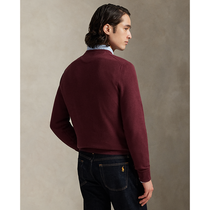 PRL Mesh-Knit Cotton Crewneck Jumper/Pulover 710918163520