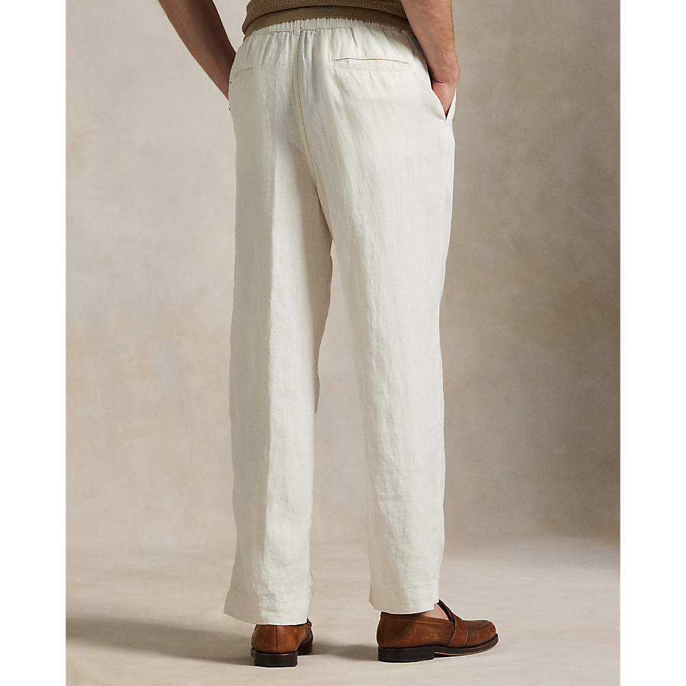 PRL Lateef Relaxed Fit Pleated Linen Trouser/Hlače 710971941002