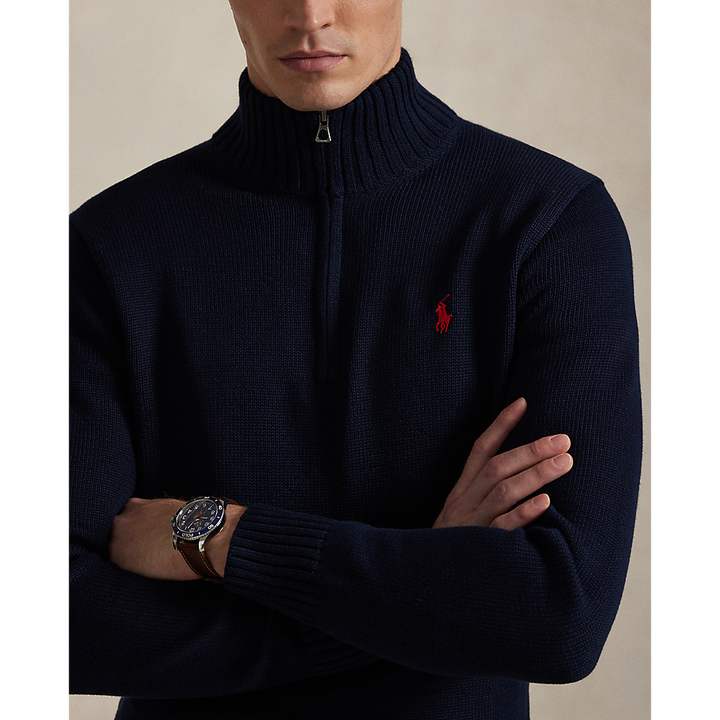 PRL Cotton Quarter-Zip Jumper/Pulover 710859939002