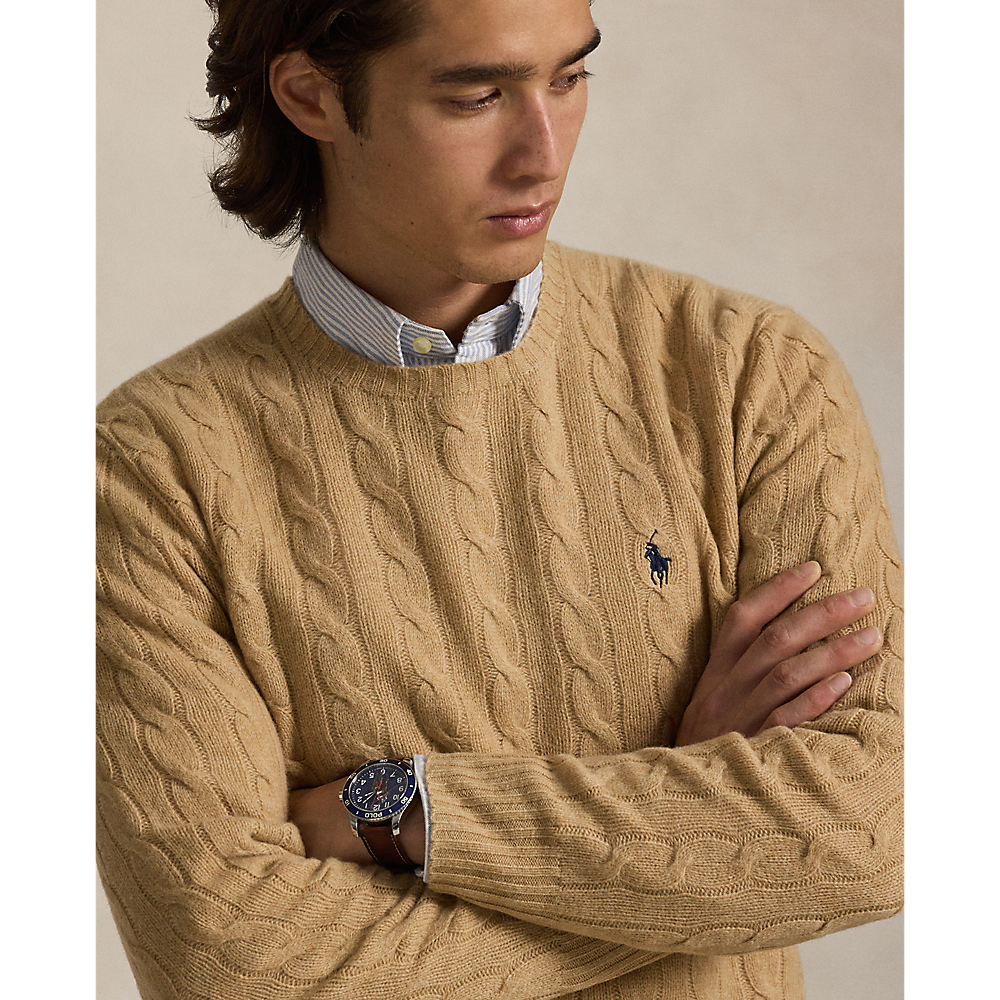 PRL Cable-Knit Wool-Cashmere Jumper/Pulover 710876762009