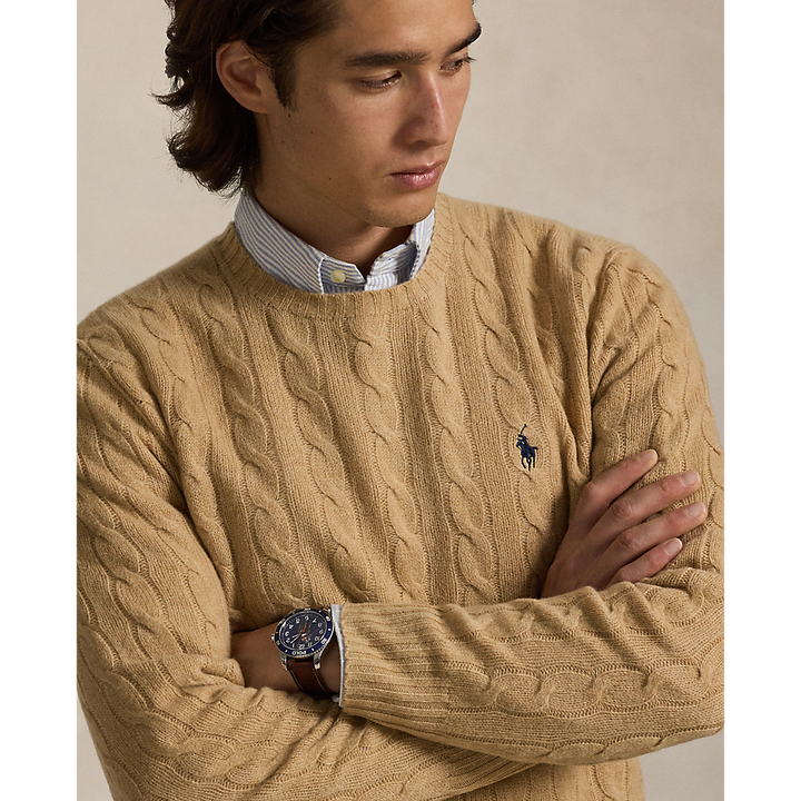 PRL Cable-Knit Wool-Cashmere Jumper/Pulover 710876762009