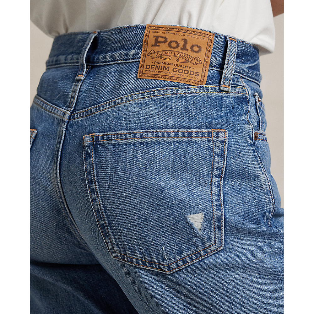 PRL High-Rise Relaxed Straight Crop Jean/ Traperice 211969411001