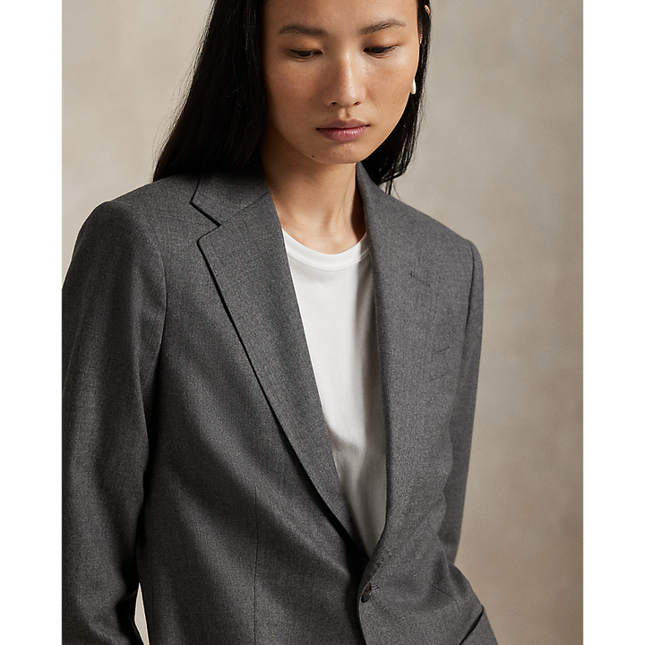 PRL Wool-Blend Flannel Blazer /Sako 211971389001