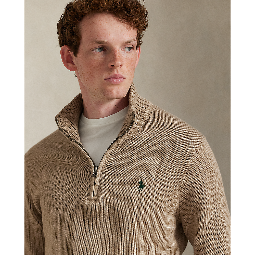 PRLCotton Quarter-Zip Jumper/Pulover 710859939510