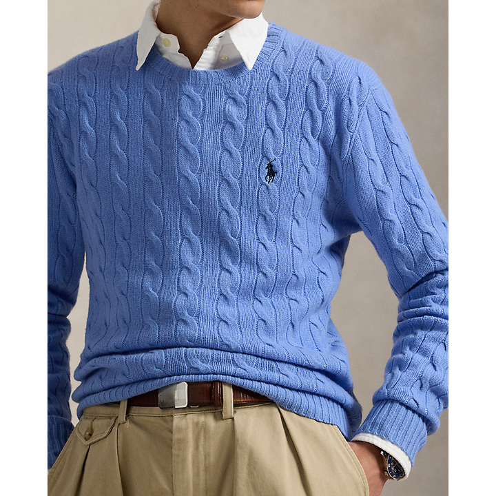 PRL Cable-Knit Wool-Cashmere Jumper/Pulover 710876762032