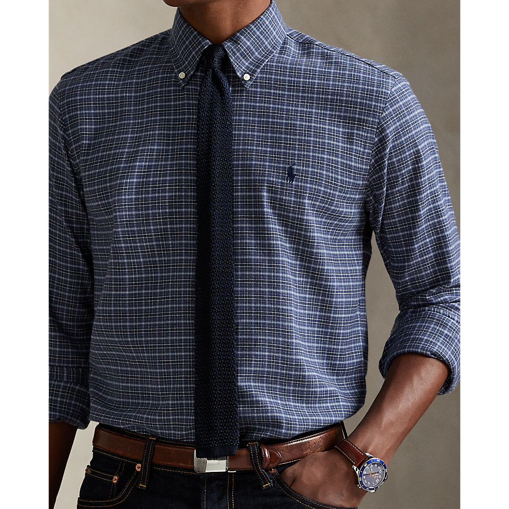 PRL Custom Fit Plaid Performance Twill Shirt/Košulja 710960607004