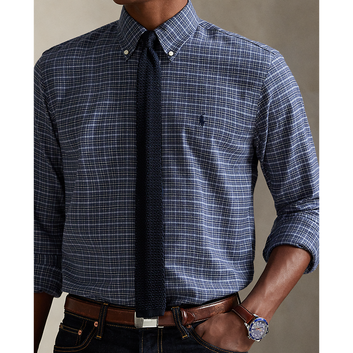 PRL Custom Fit Plaid Performance Twill Shirt/Košulja 710960607004