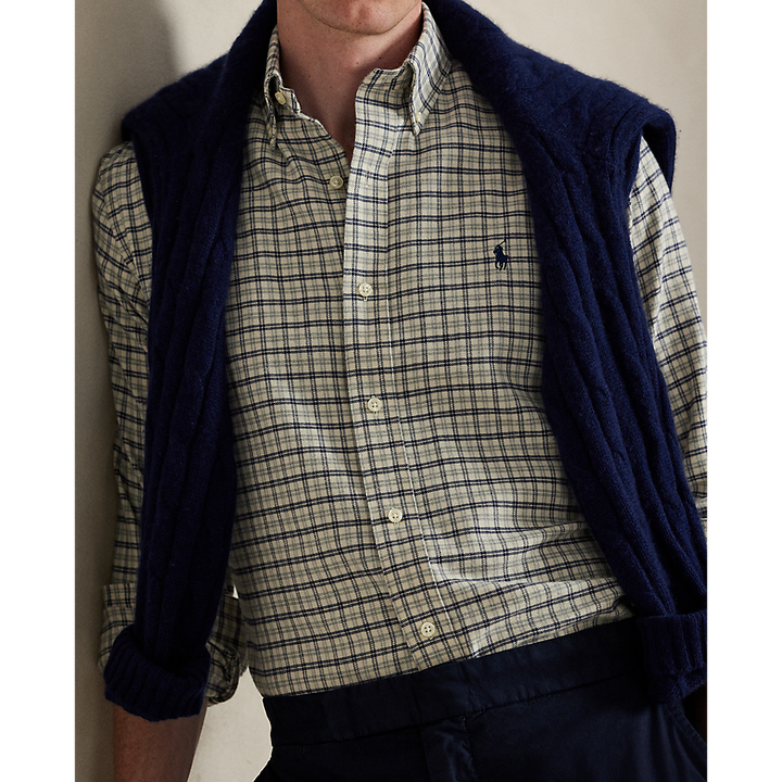 PRL Custom Fit Plaid Performance Twill Shirt/Košulja 710960607005